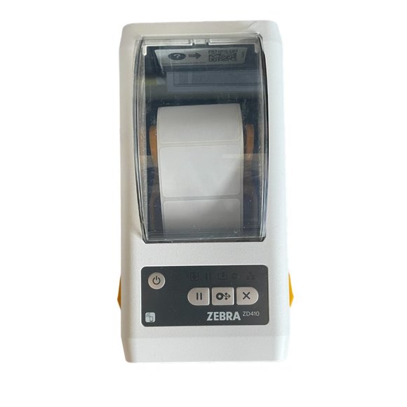 Zebra ZD410 thermal printer with extra labels - Picture 1 of 6